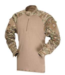 Beige color army combat shirt