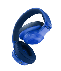 Blue color wireless Bluetooth headphone
