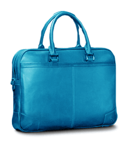 Blue color laptop bag