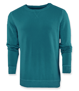 Blue color round neck full sleeve t-shirt