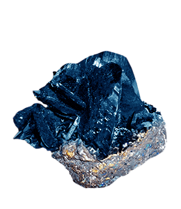 Blue Colored Crystal Mineral Gemstone