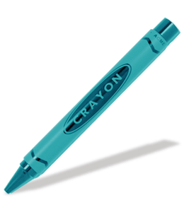 Blue crayon stick