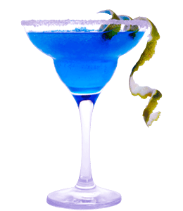 Blue lagoon drink