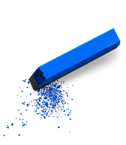 Blue Solid chalk