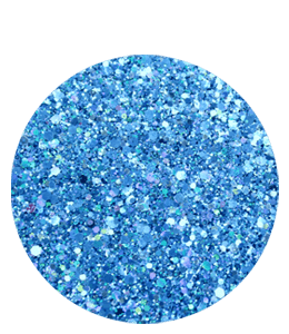 Blue sparkle circle