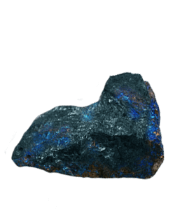 Bluish black ore stone