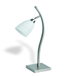 Bluish white color table lamp