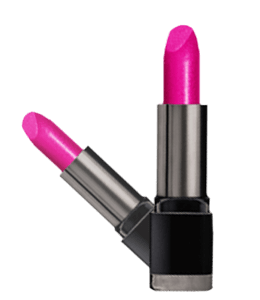 Bold pink lipstick for ladies