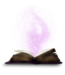 Book with magic spells
