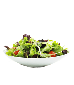 Bowl of fresh green salad