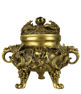 Brass incense burner - probably Chinese