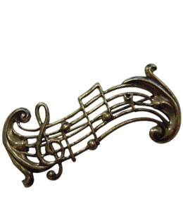 Brass Musical Note