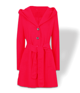 Bright pink coat for ladies