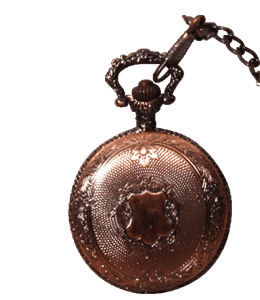 Bronze pocket watch