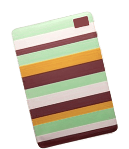 Brown and green macbook cover