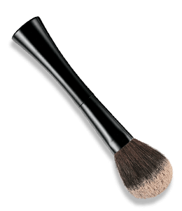 Brown brasels makeup brush