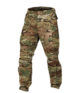 Brown camouflage trouser
