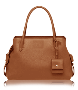 Brown color ladies handbag