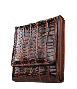 Brown color leather wallet