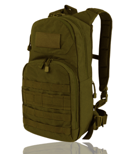 Brown-green color backpack