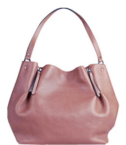 Brown-red color ladies handbag