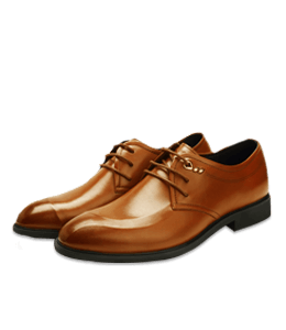 Brownish red formal shoes