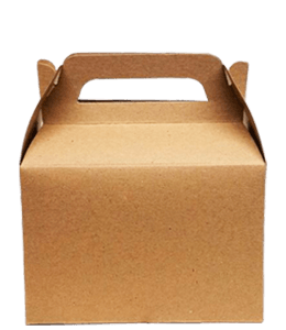Cardboard box for food delivery