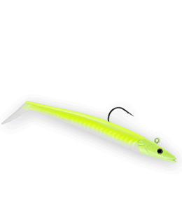 Chartreuse color fish lure