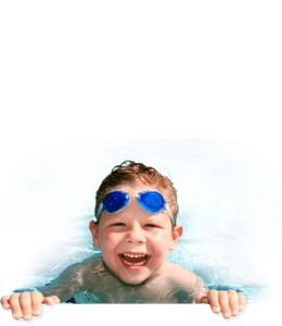 Child in pool