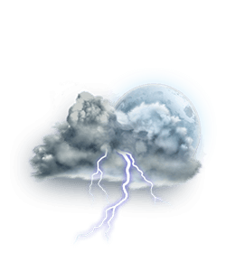 Cloudy storm illustration