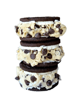 Cookies with cream and choco chips