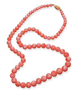 Coral beads necklace