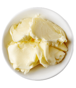 Cream in a bowl