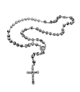 Cross on a rosary