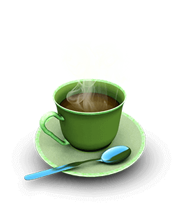 Cup green tea