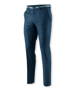 Dark blue color slim-fit pant