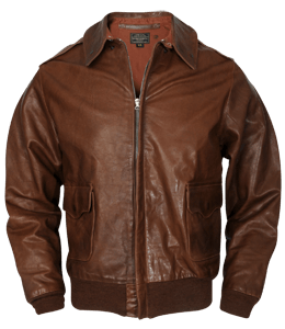 Dark brown colored leather jacket