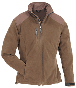 Dark brown fleece jacket