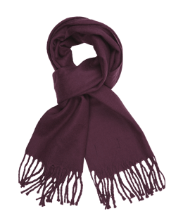 Dark color plain woolen scarf
