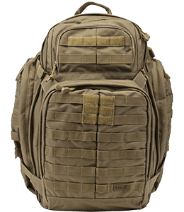 Dark coloured backpack