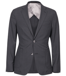Dark gray - charcoal colored suit