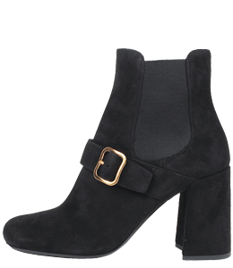 Dark gray high heel shoe for female
