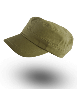 Dark green-brown color hat