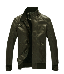 Dark green-brown color jacket for men