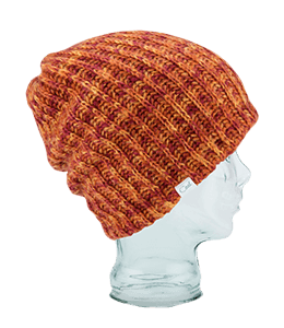 Dark Orange Beanie Hat