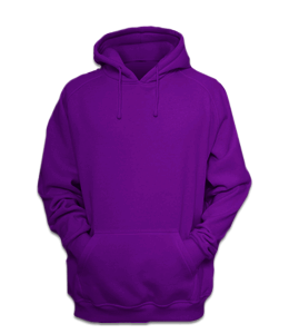 Dark purple color hoodie for girls