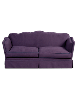 Dark purple color sofa