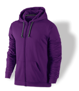 Dark purple hoodie