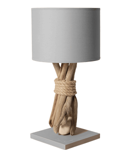 Decorative Grey Table Lamp