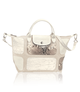 Designer white color ladies bag
